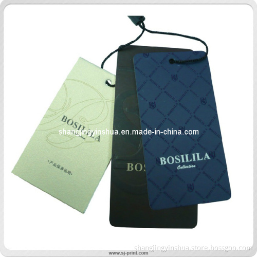 Custom Printed Garment Hang Tag for Clothes